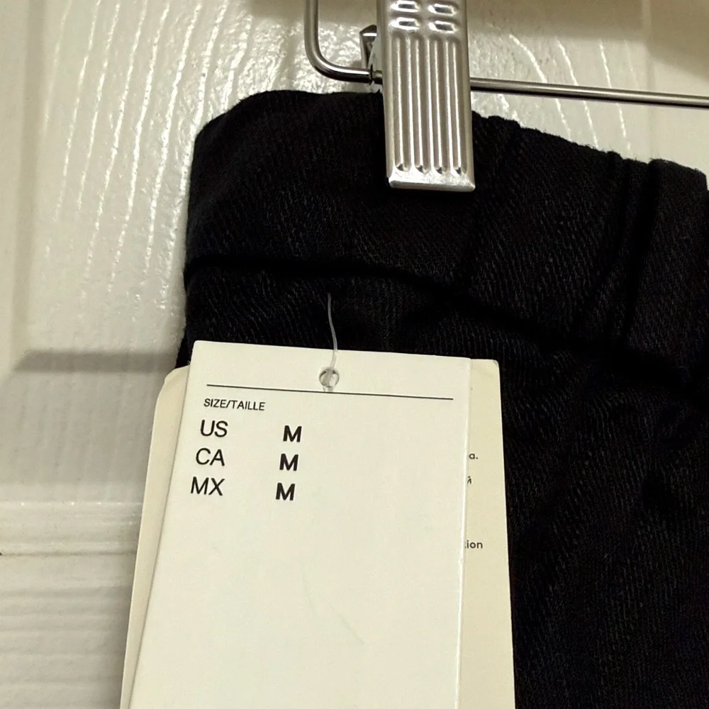 NWT H&M Mama Linen-Blend Dress Pants